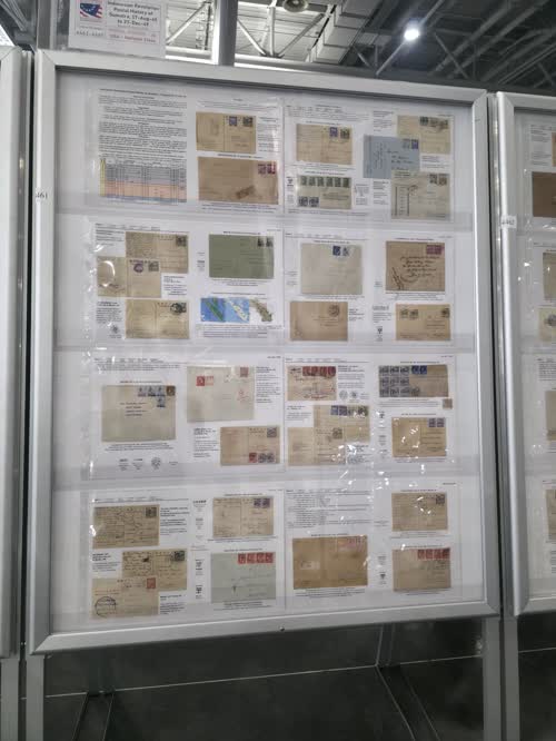 Indonesian Revolution Postal History of Sumatra, 17-Aug-45 to 27-Dec-49 — frame 4461, exhibited by Bryant E. Korn