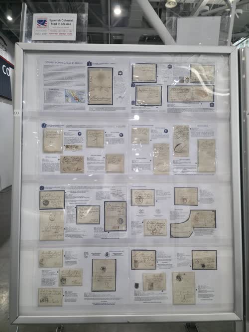 Spanish Colonial Mail in Mexico — frame 4533, exhibited by Jaime Benavides