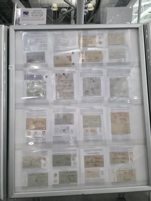 Maritime Mail between Peru and France via Panama from 1842 to 1879 — frame 4538, exhibited by Carlos Malpica Lizarzaburu