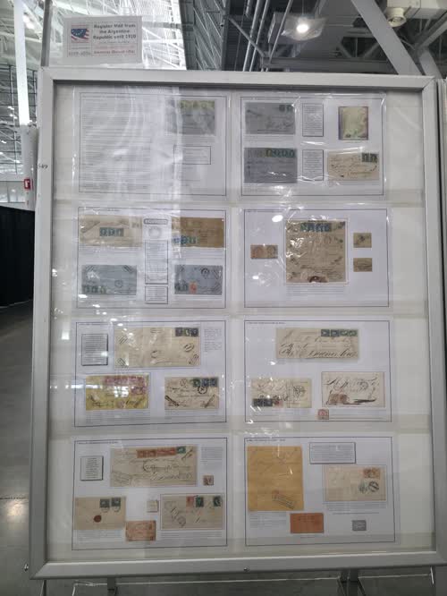 Register Mail from the Argentine Republic until 1910 — frame 4549, exhibited by Carlos Chaves