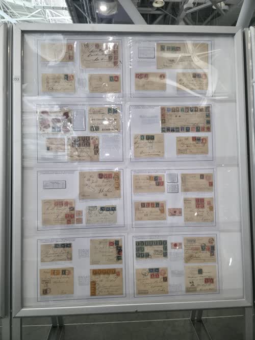 Register Mail from the Argentine Republic until 1910 — frame 4553, exhibited by Carlos Chaves