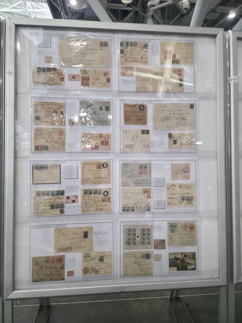 Register Mail from the Argentine Republic until 1910 — frame 4554, exhibited by Carlos Chaves