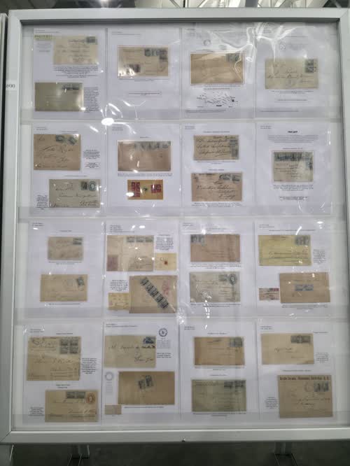 Costa Rica: Postal History of 1901-03 — frame 4600, exhibited by Alvaro Castro-Harrigan