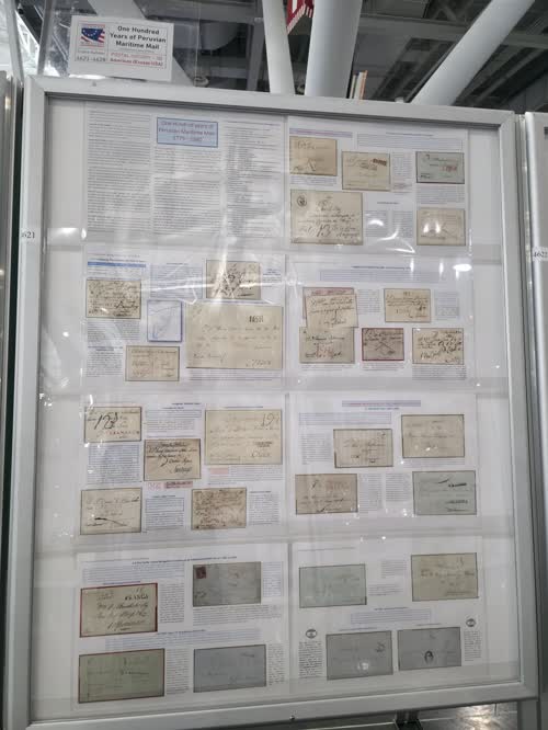 One Hundred Years of Peruvian Maritime Mail — frame 4621, exhibited by Guillermo Llosa