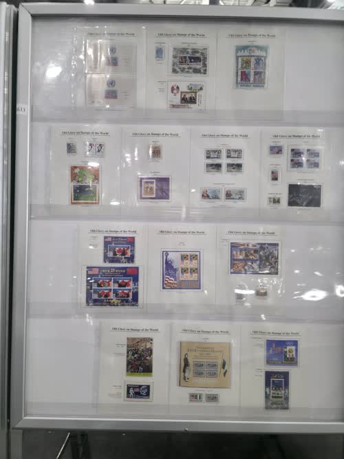 Cancellations of the Canadian Province of Nova Scotia on Saint-Pierre and Miquelon Stamps — frame 4633, exhibited by Loic Detcheverry