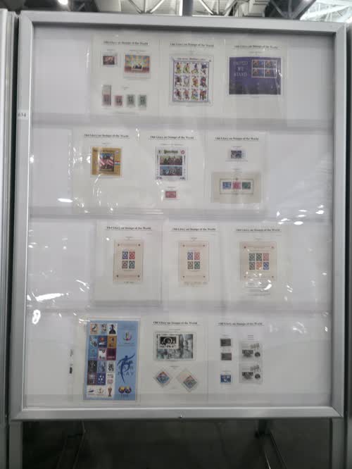 Cancellations of the Canadian Province of Nova Scotia on Saint-Pierre and Miquelon Stamps — frame 4634, exhibited by Loic Detcheverry