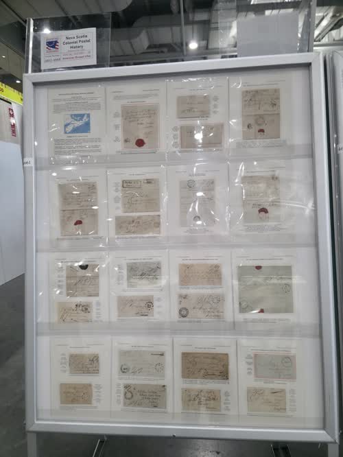Nova Scotia Colonial Postal History — frame 4661, exhibited by Robert  Foster
