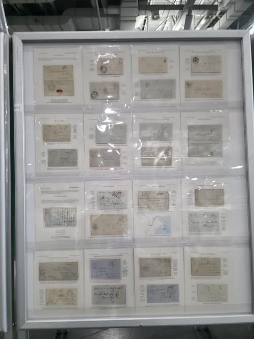Nova Scotia Colonial Postal History — frame 4662, exhibited by Robert  Foster