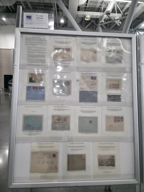 Bolivia Airmail — frame 5001, exhibited by Martha Villarroel de Peredo