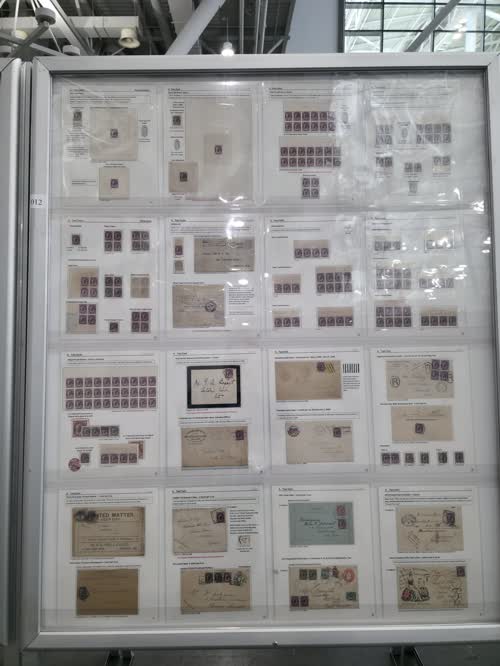 The Maple Leaf |ssue of Canada 1897-1898 — frame 5012, exhibited by David McLaughlin, FRPSC, FRPSL