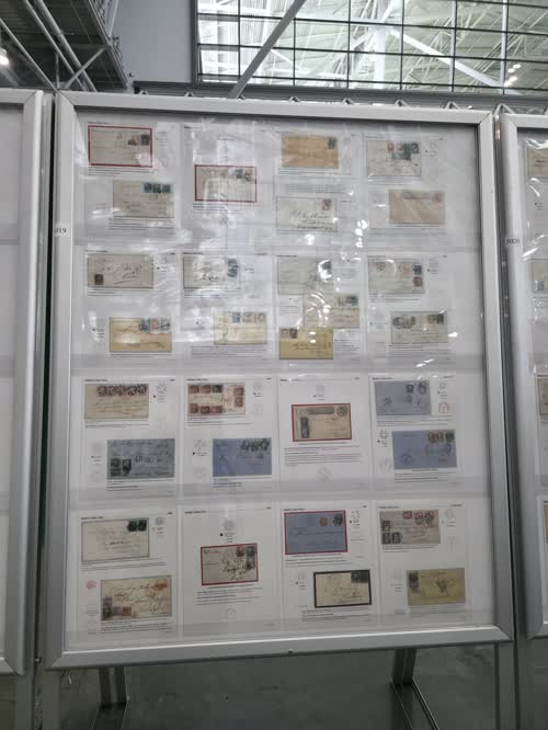 Evolution of Outbound Foreign Mail Cancelled in New York City 1845-1878 — frame 5019, exhibited by Nicholas Miles Kirke