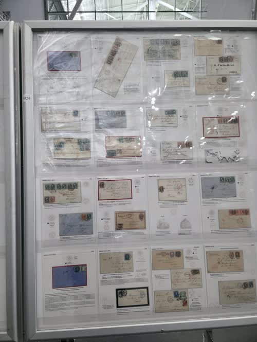 Evolution of Outbound Foreign Mail Cancelled in New York City 1845-1878 — frame 5024, exhibited by Nicholas Miles Kirke