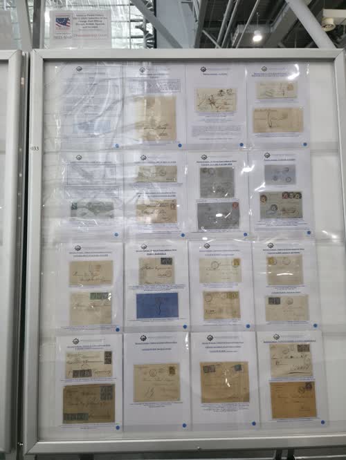 Morocco Postal History (1852-1925) Selection of the Foreign Post Offices (French, British, Spanish and German) — frame 5033, exhibited by Maurice Hadida