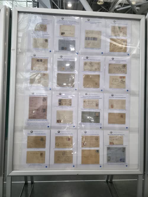 Morocco Postal History (1852-1925) Selection of the Foreign Post Offices (French, British, Spanish and German) — frame 5037, exhibited by Maurice Hadida