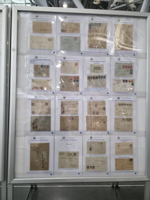 Morocco Postal History (1852-1925) Selection of the Foreign Post Offices (French, British, Spanish and German) — frame 5038, exhibited by Maurice Hadida
