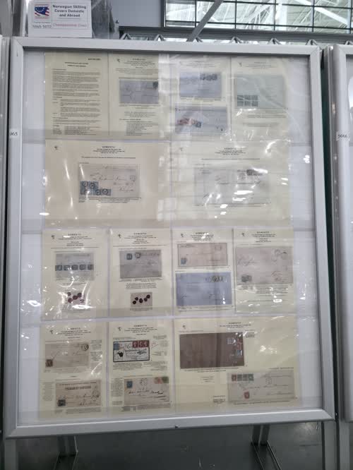 Norwegian Skilling Covers Domestic and Abroad — frame 5065, exhibited by Tom Komnaes