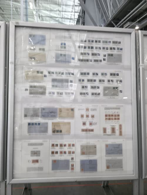 Peru 1858-1862 Study of Lithographed Stamps — frame 5074, exhibited by Carlos Brenis