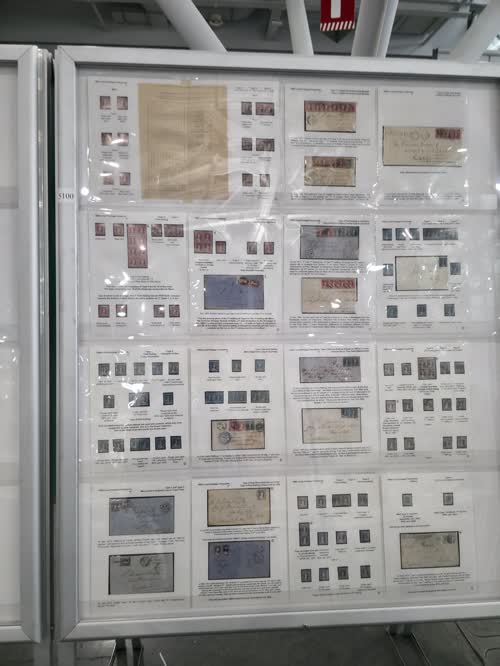 Victorian Postage Stamps of Natal 1857-1901 — frame 5100, exhibited by Keith Klugman