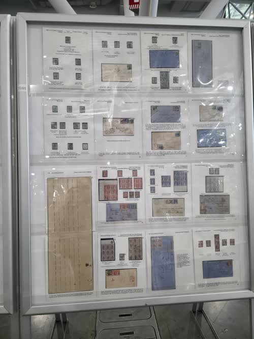 Victorian Postage Stamps of Natal 1857-1901 — frame 5101, exhibited by Keith Klugman