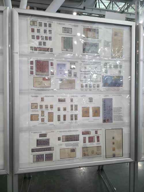 Victorian Postage Stamps of Natal 1857-1901 — frame 5104, exhibited by Keith Klugman