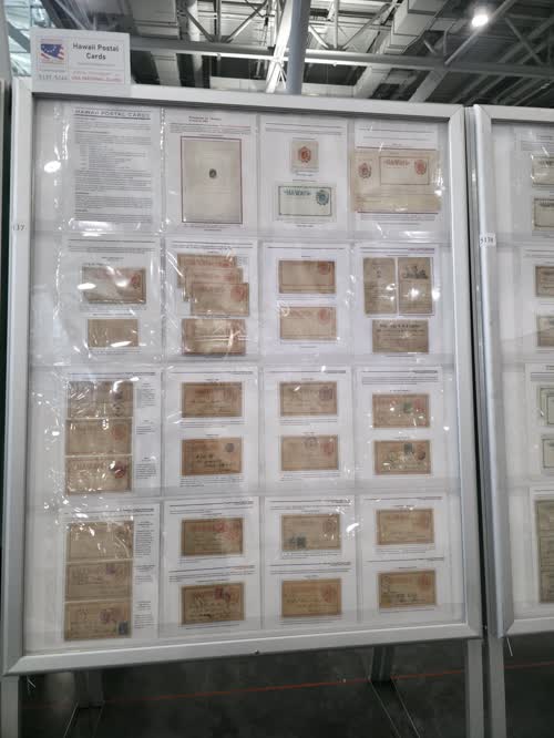 Hawaii Postal Cards — frame 5137, exhibited by Richard Malmgren