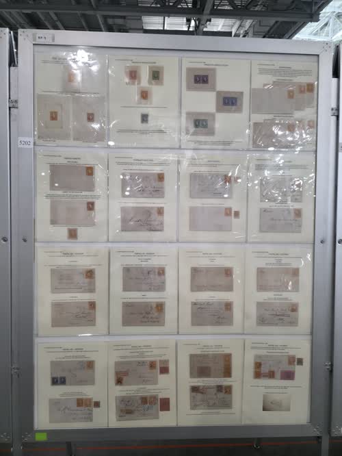 19th Century Postal Stationery of Costa Rica and their Usage — frame 5202, exhibited by Giana Wayman