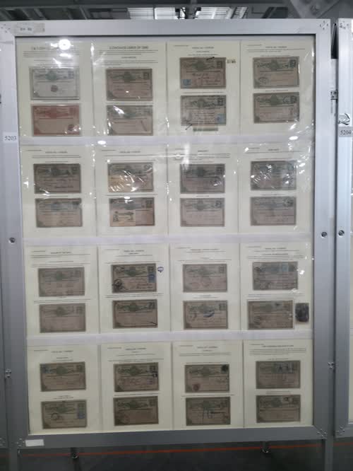 19th Century Postal Stationery of Costa Rica and their Usage — frame 5203, exhibited by Giana Wayman