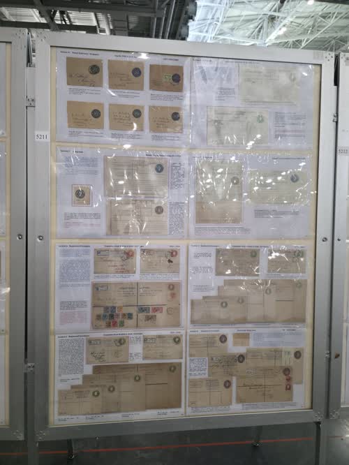 Irish Postal Stationery 1922 to 1970 — frame 5211, exhibited by Brian Callan