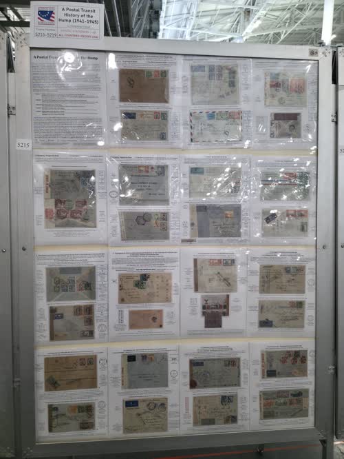 A Postal Transit History of the Hump (1941-1945) — frame 5215, exhibited by Li Zhongdong