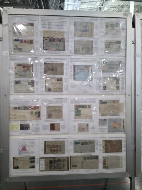A Postal Transit History of the Hump (1941-1945) — frame 5216, exhibited by Li Zhongdong