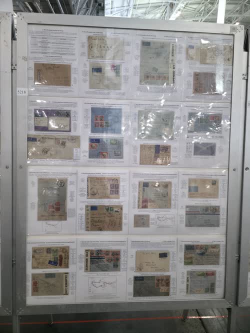 A Postal Transit History of the Hump (1941-1945) — frame 5218, exhibited by Li Zhongdong