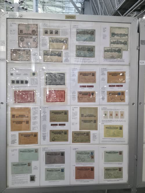 El Salvador- The Hamilton Postal Stationery Issues (1890-1899) — frame 5227, exhibited by Guillermo F. Gallegos