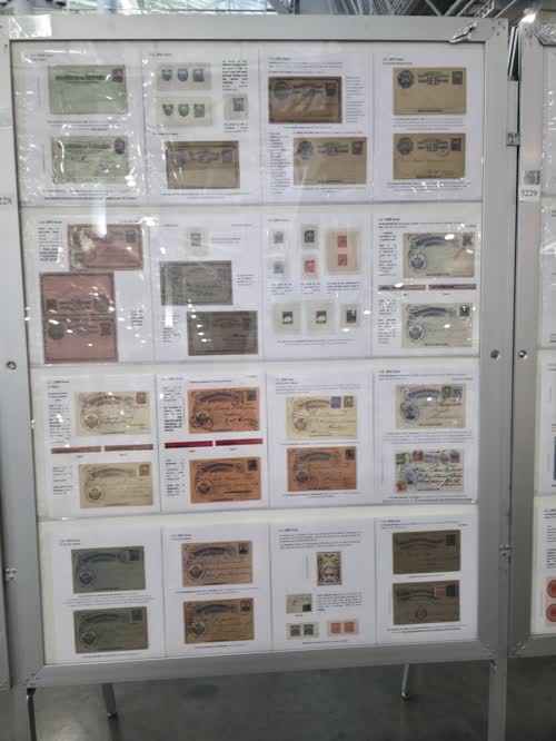 El Salvador- The Hamilton Postal Stationery Issues (1890-1899) — frame 5228, exhibited by Guillermo F. Gallegos