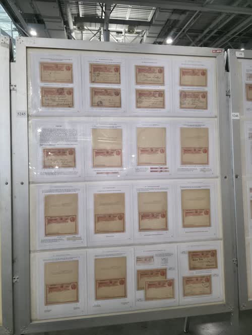 Guatemala's 1890 International Use Postal Cards and Their Overprints — frame 5245, exhibited by Carlos Estuardo Rivera Grajeda