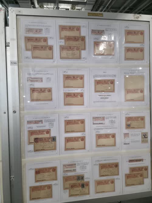 Guatemala's 1890 International Use Postal Cards and Their Overprints — frame 5246, exhibited by Carlos Estuardo Rivera Grajeda
