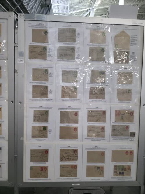 Postal Stationery of Nepal — frame 5276, exhibited by Rabindra Man Shrestha