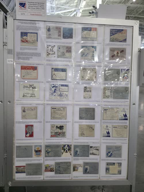Christmas Aerogrammes of the British and South African Forces in World War II from 1942 to 1945 — frame 5279, exhibited by Roger Fink