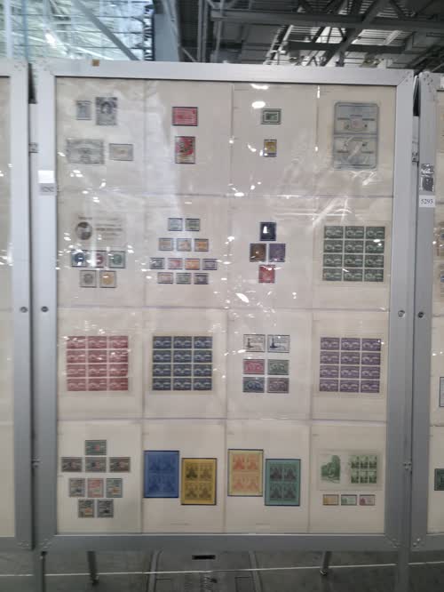 Souvenirs of International Philatelic Exhibitions — frame 5292, exhibited by American Philatelic Society