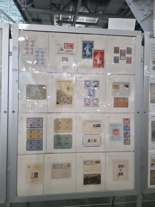 Souvenirs of International Philatelic Exhibitions — frame 5298, exhibited by American Philatelic Society