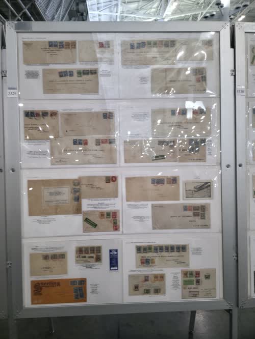 SCADTA From the United States of America (EU) for Expedited Airmail Service in Colombia 1920-1931 — frame 5329, exhibited by Raymond Simrak