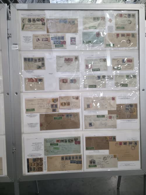 SCADTA From the United States of America (EU) for Expedited Airmail Service in Colombia 1920-1931 — frame 5330, exhibited by Raymond Simrak