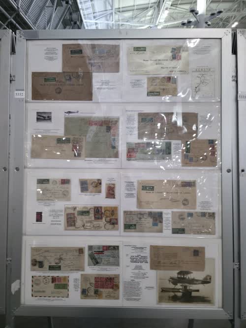 SCADTA From the United States of America (EU) for Expedited Airmail Service in Colombia 1920-1931 — frame 5332, exhibited by Raymond Simrak