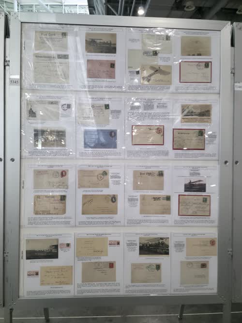 U.S. Aerial Mail 1910-1918 — frame 5345, exhibited by James O'Bannon
