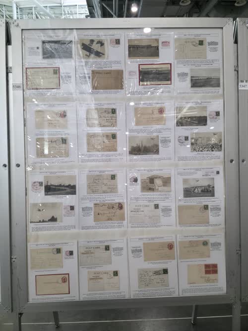 U.S. Aerial Mail 1910-1918 — frame 5346, exhibited by James O'Bannon