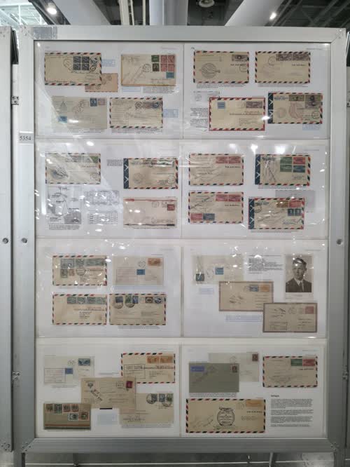 Lindbergh Flies the Mail: 1926-1931 — frame 5354, exhibited by David S. Ball
