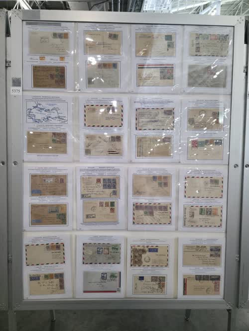 British Guiana - The Airmail Story — frame 5375, exhibited by Bernard Paul Beston