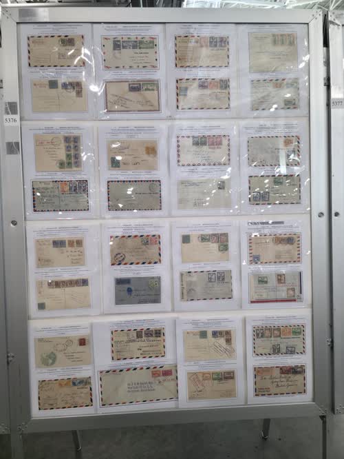 British Guiana - The Airmail Story — frame 5376, exhibited by Bernard Paul Beston
