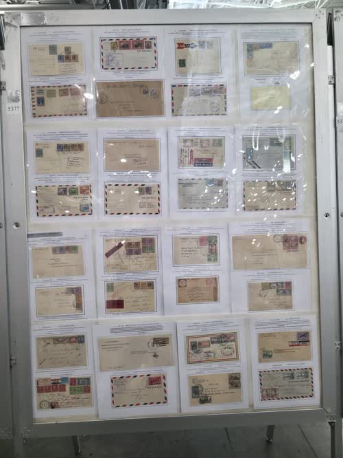 British Guiana - The Airmail Story — frame 5377, exhibited by Bernard Paul Beston