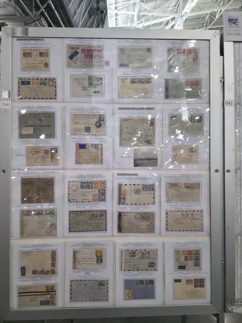 British Guiana - The Airmail Story — frame 5381, exhibited by Bernard Paul Beston