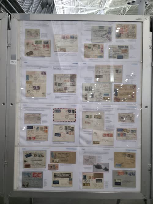 Austrian Airmail as a Bridge to the Continents between the Two World Wars — frame 5385, exhibited by Peter Huethmair